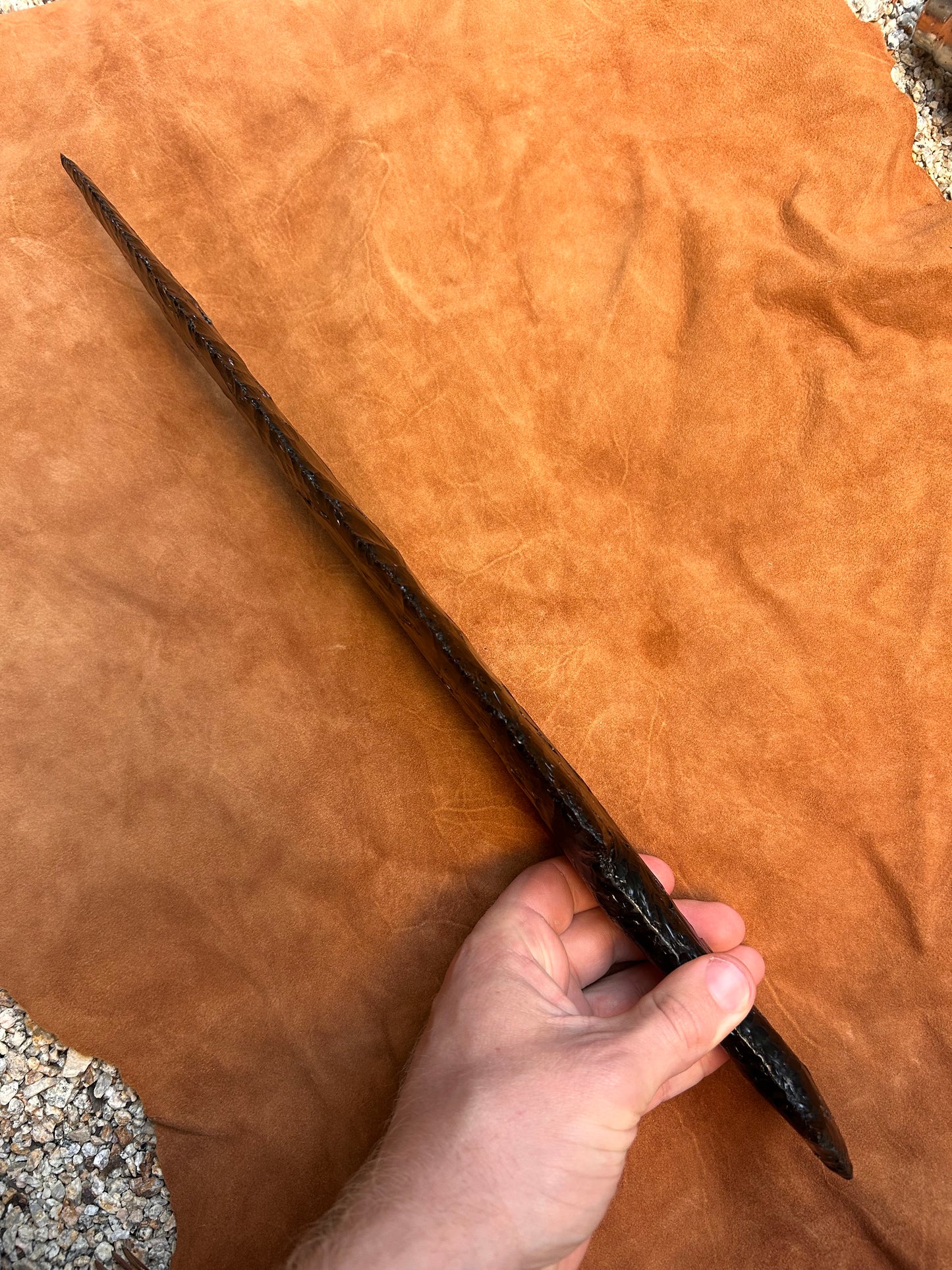 Black Obsidian Short-Sword Dagger