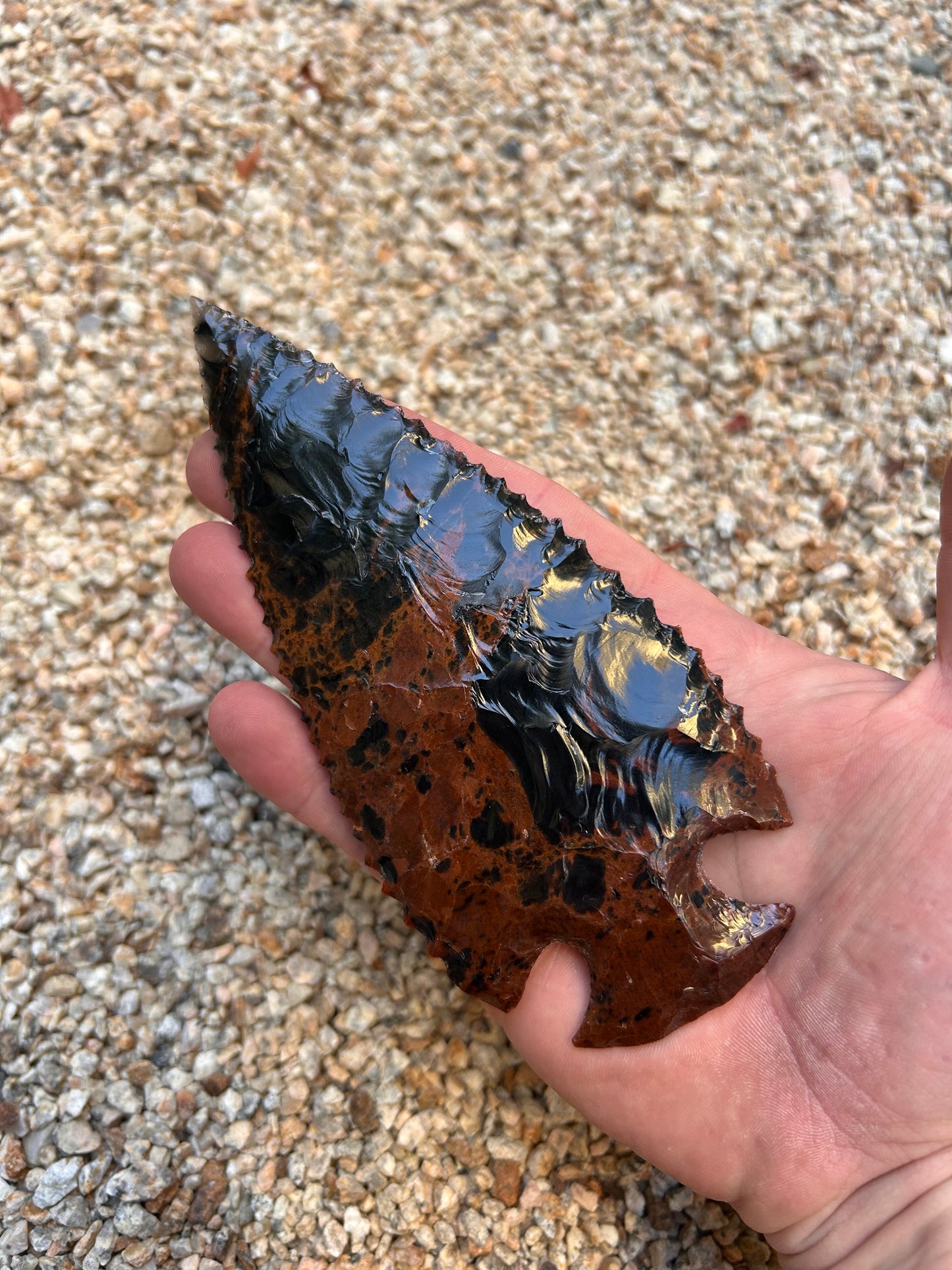 Black Tri-Flow Mahogany Spearhead
