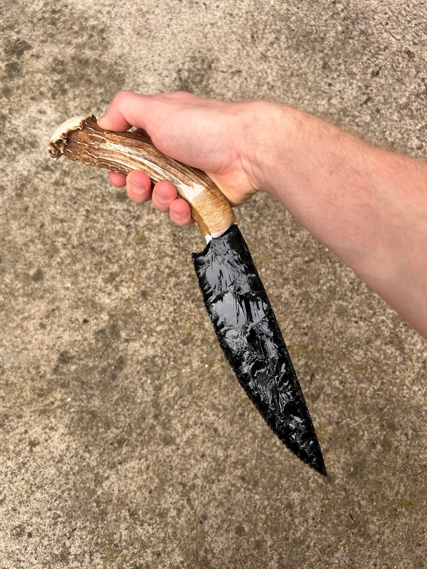 Obsidian Buck Knife