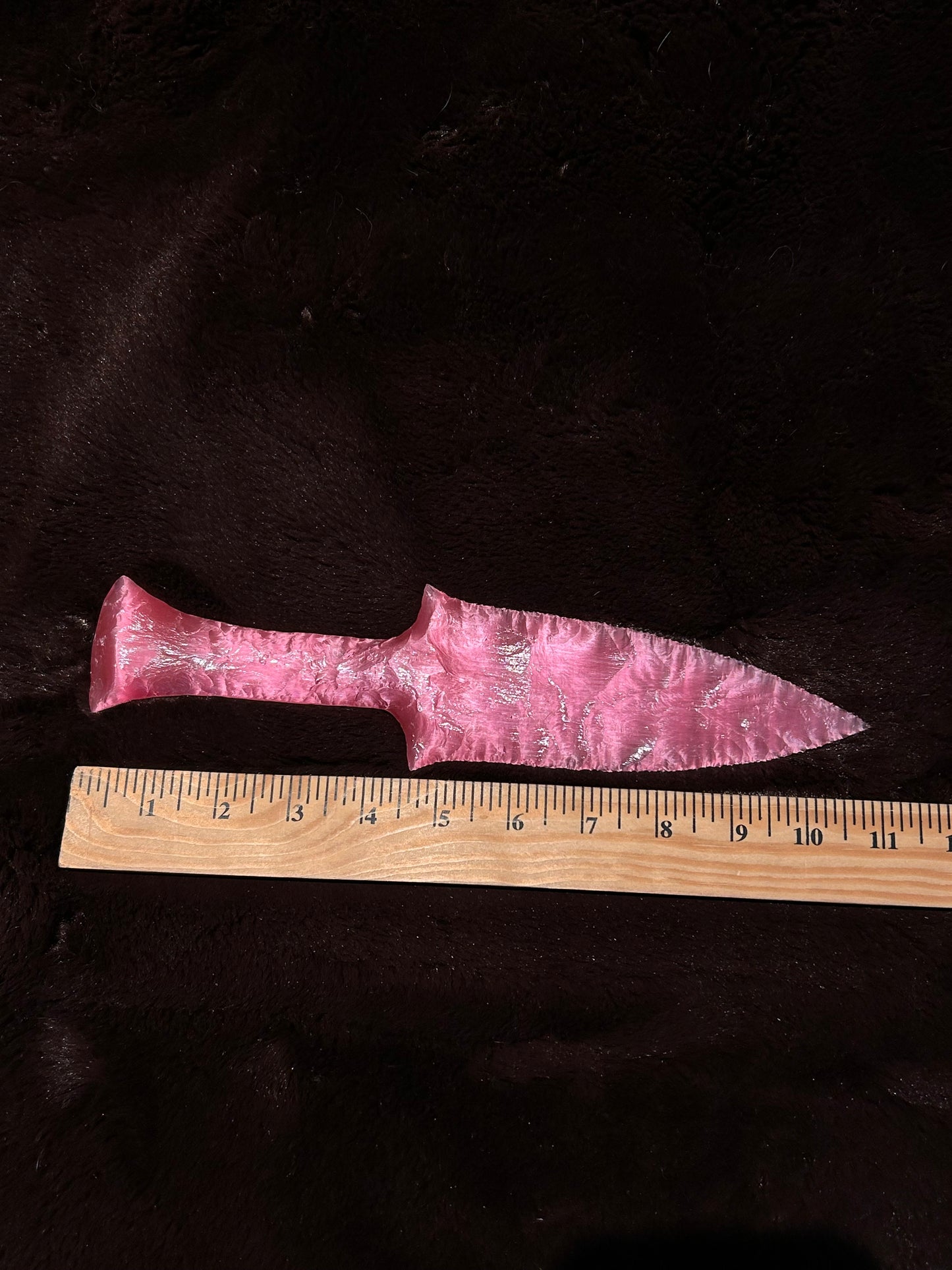 CATSEYE Pink Glass Dagger
