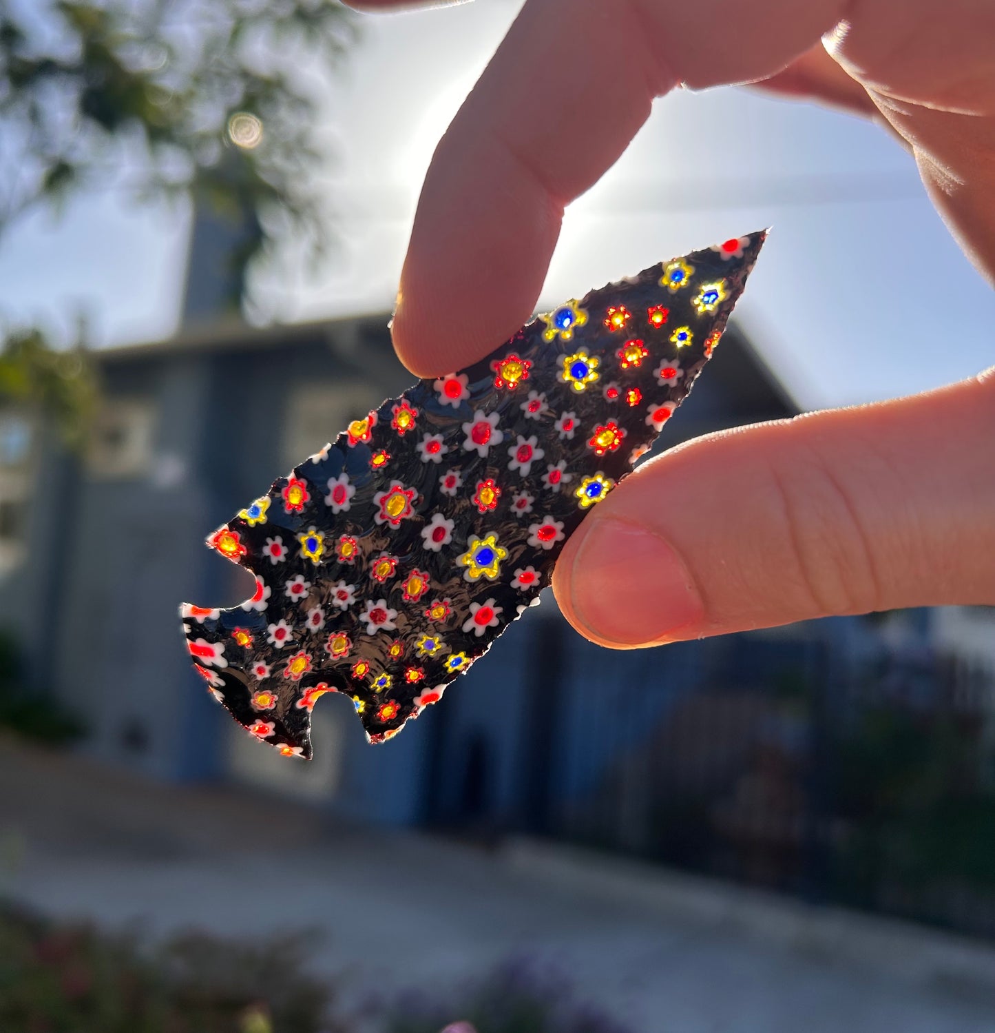 Flower Glass Arrowhead