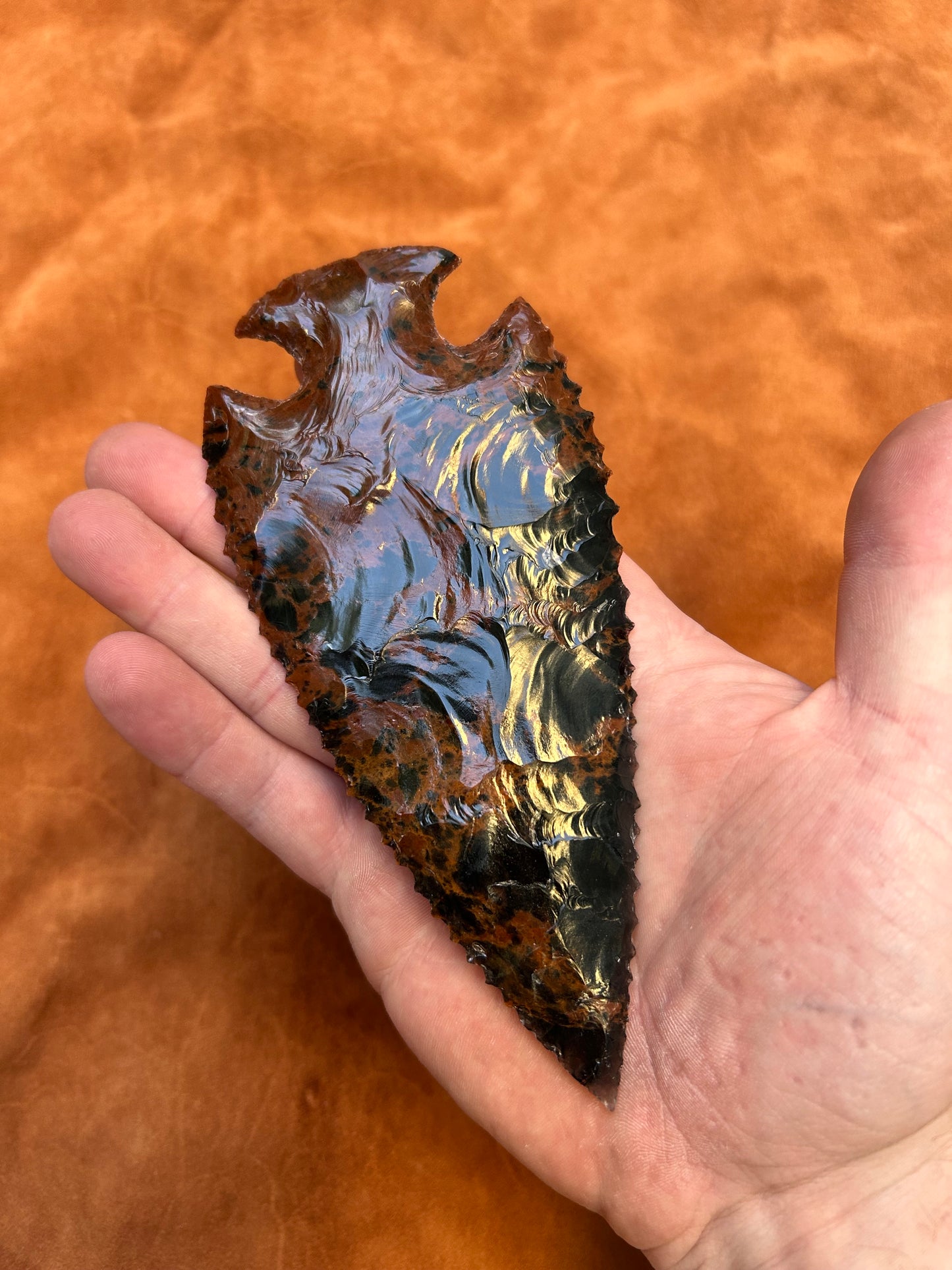 Black Tri-Flow Mahogany Spearhead