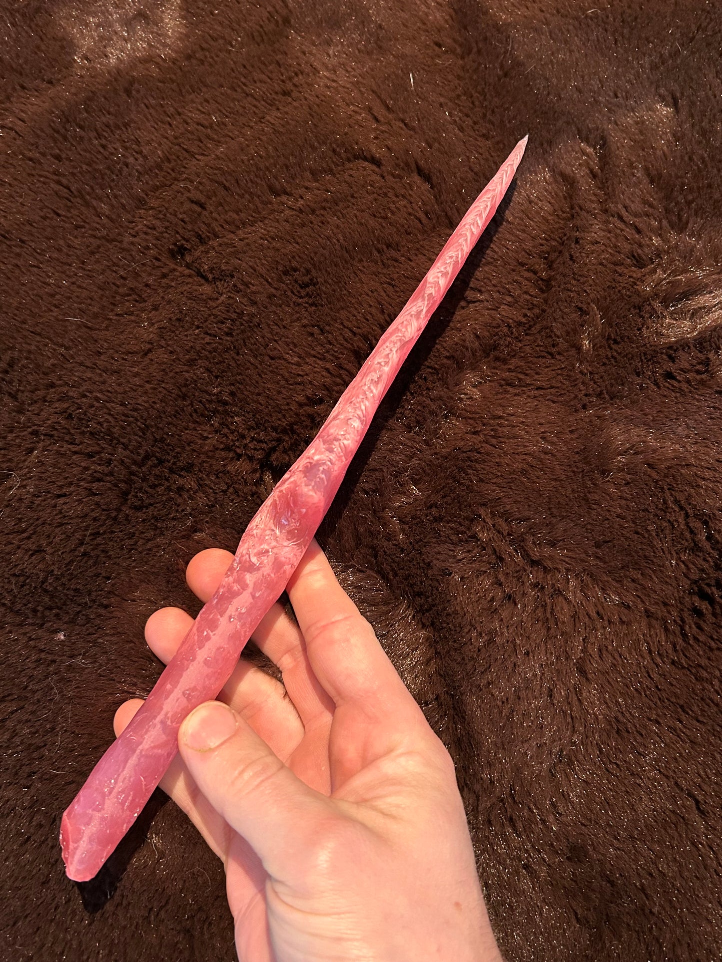 CATSEYE Pink Glass Dagger