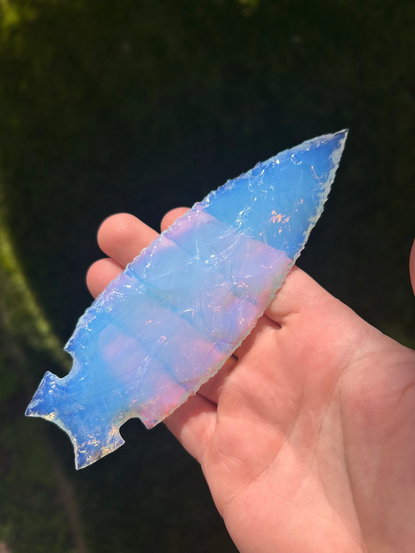 BLUE Opalite Spearhead