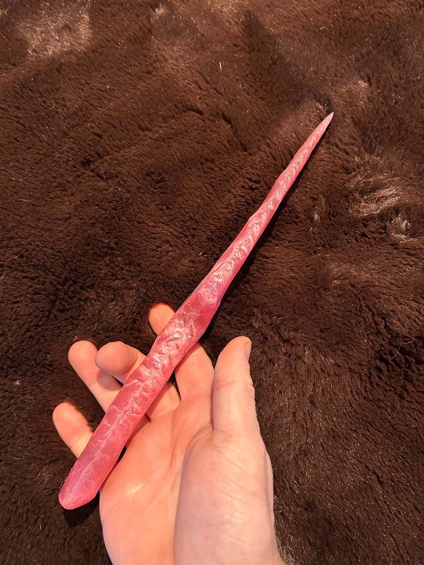 CATSEYE Pink Glass Dagger