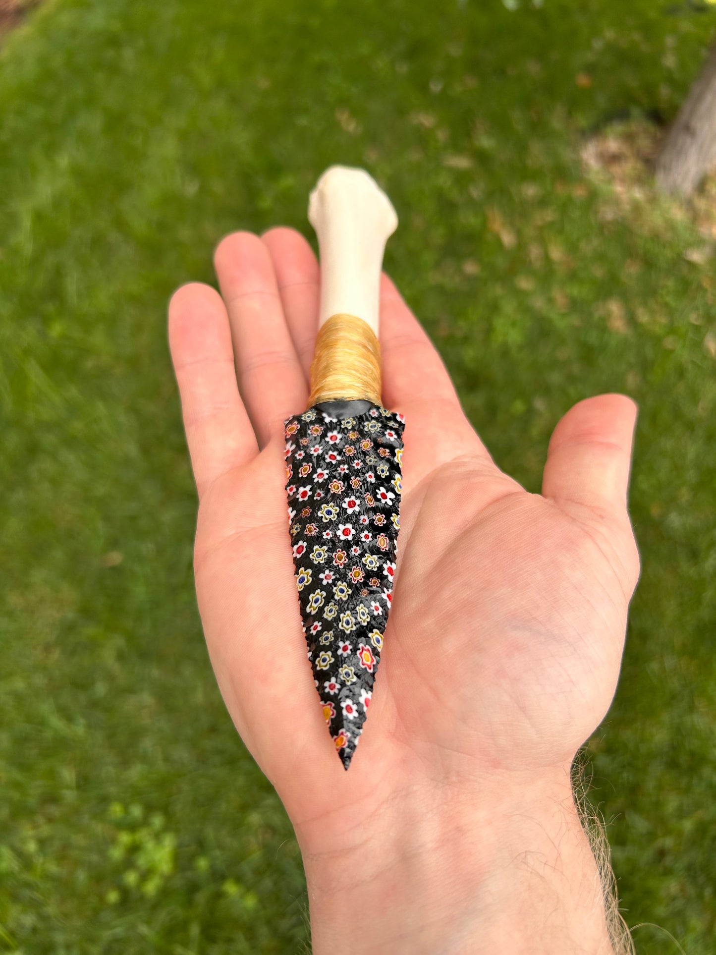 Flower Glass Dagger