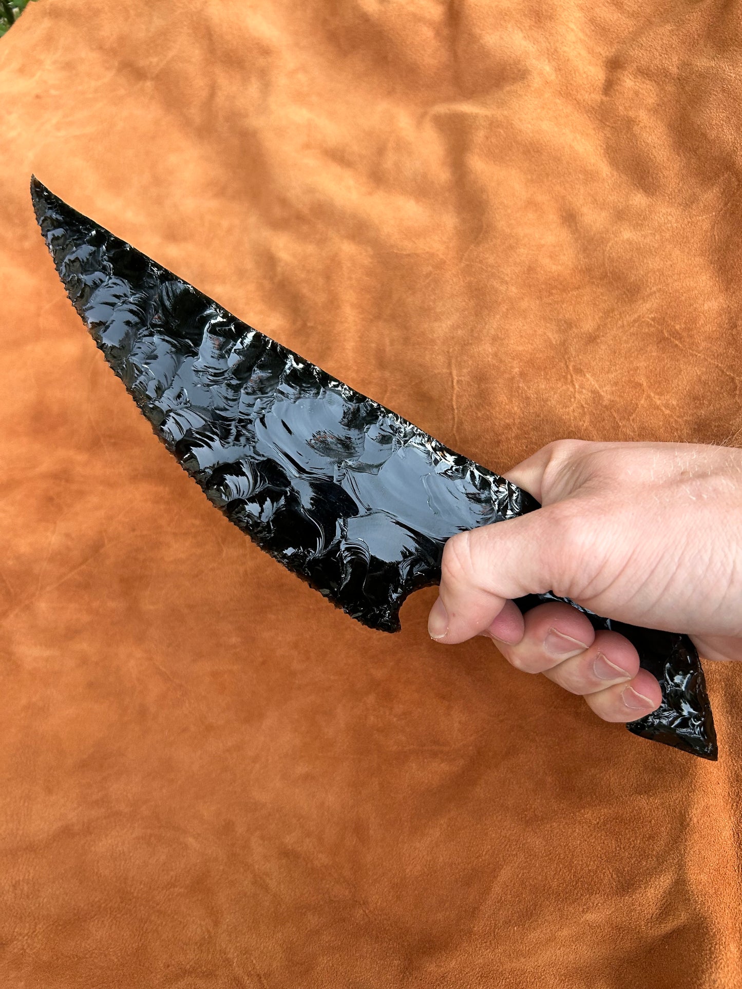 Black Obsidian Full Tang Knife