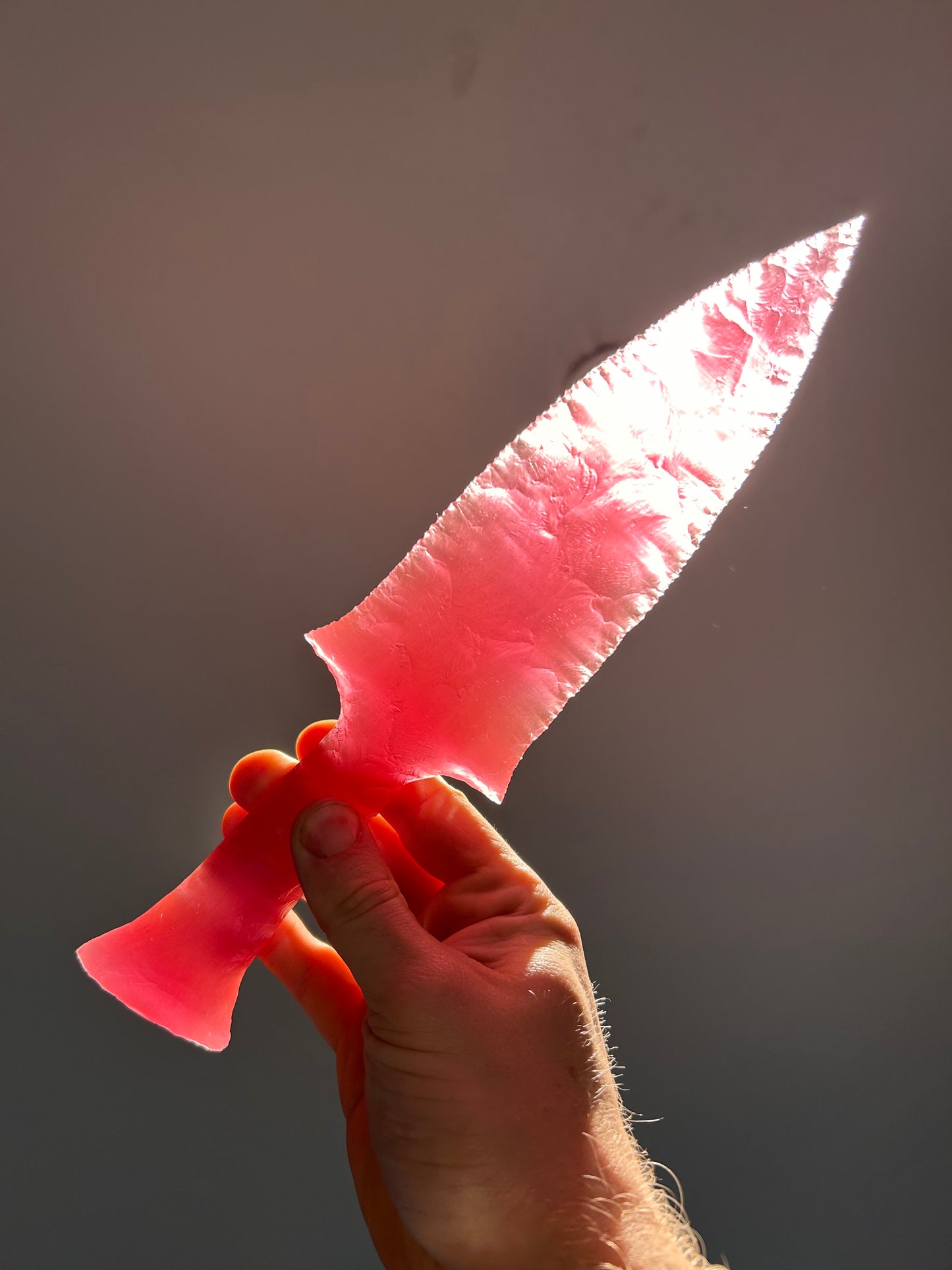 CATSEYE Pink Glass Dagger