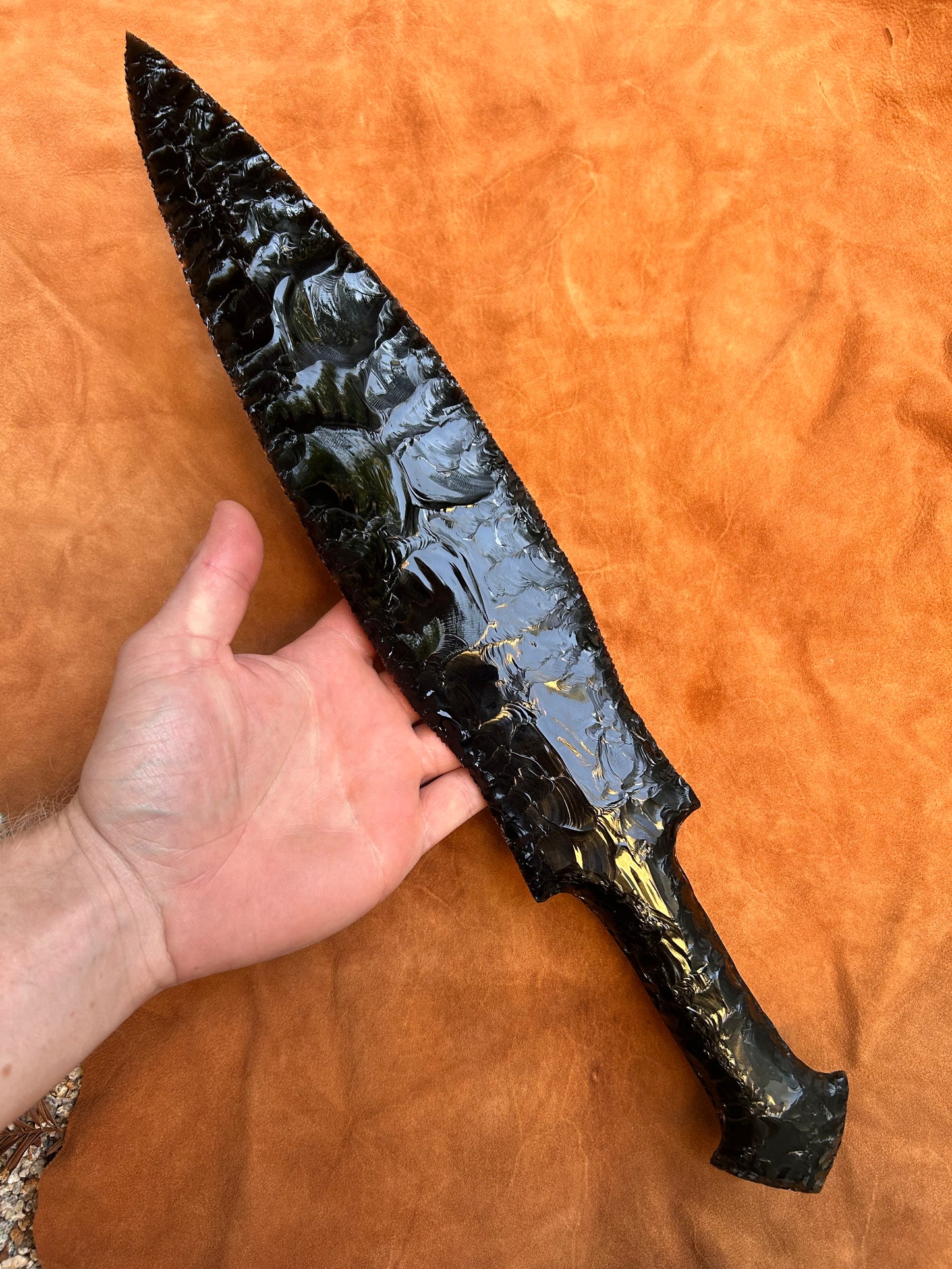 Black Obsidian Short-Sword Dagger