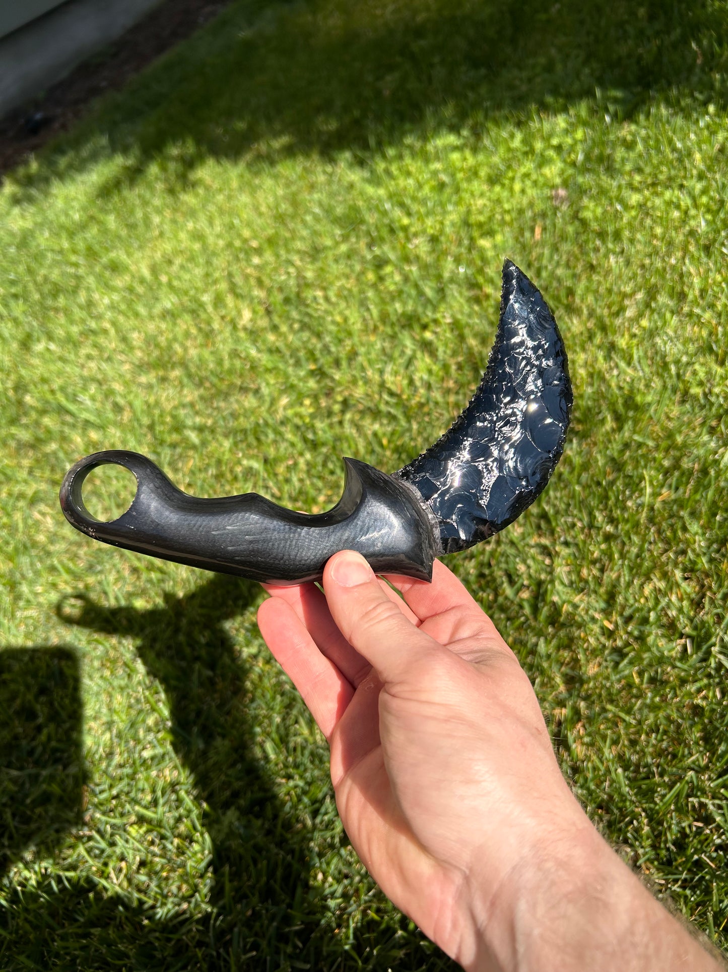 Black Obsidian Karambit