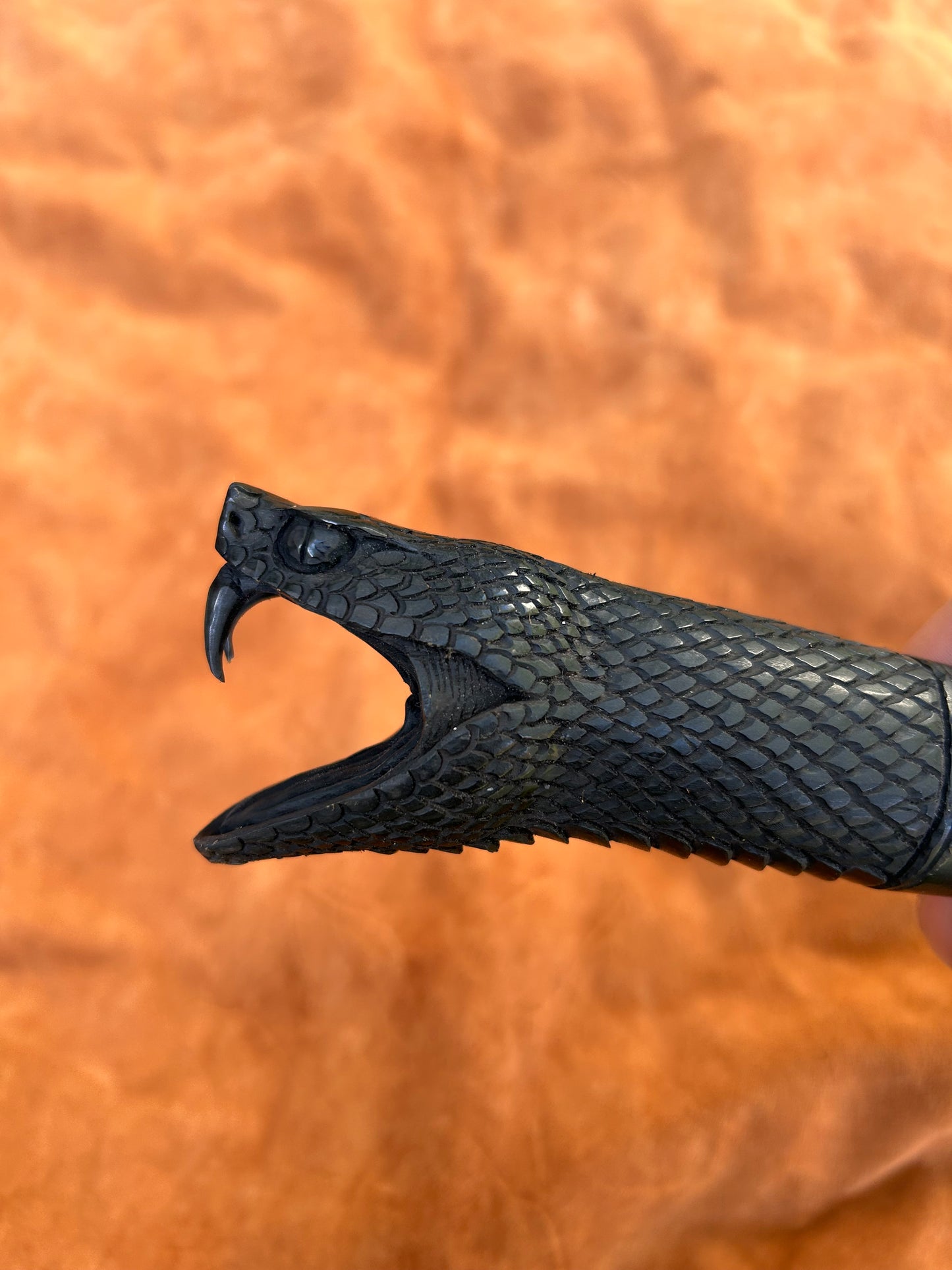 Black Obsidian Serpent Knife