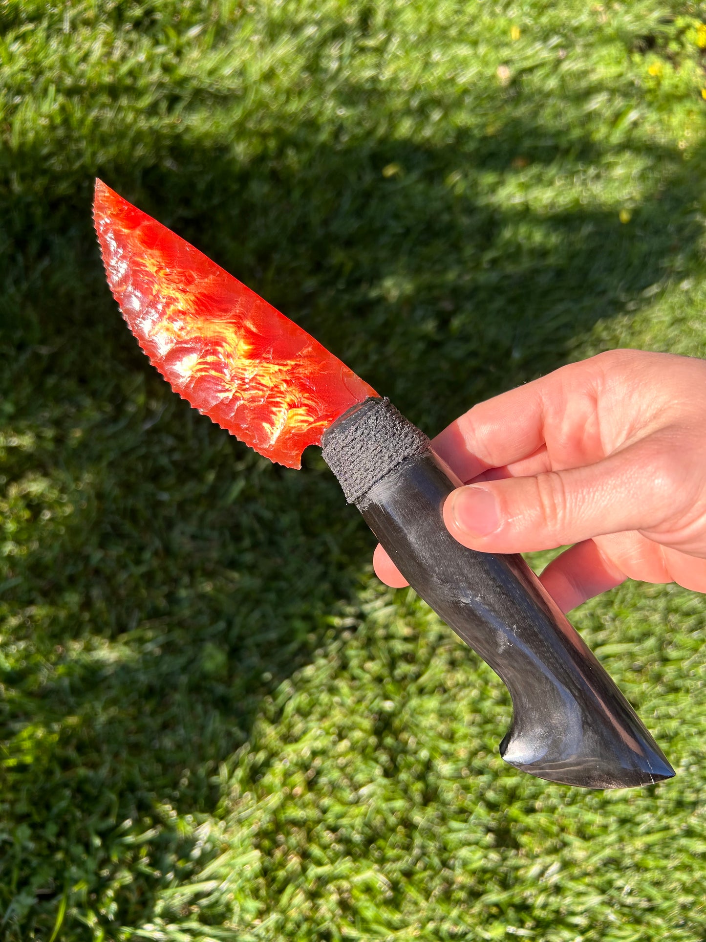 Fire Glass Knife