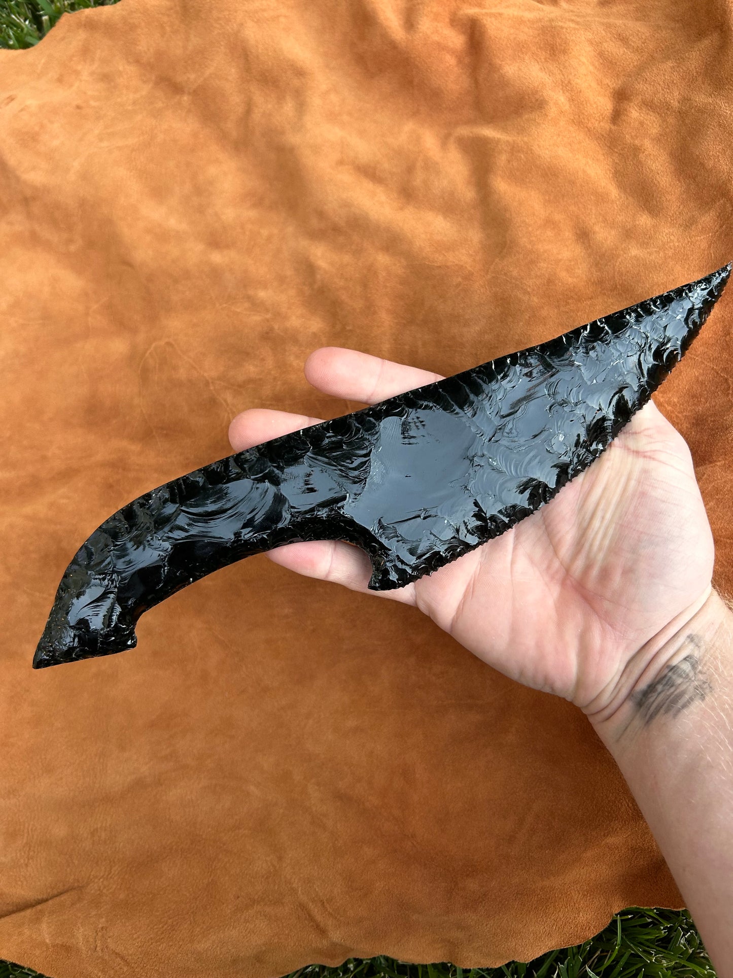 Black Obsidian Full Tang Knife