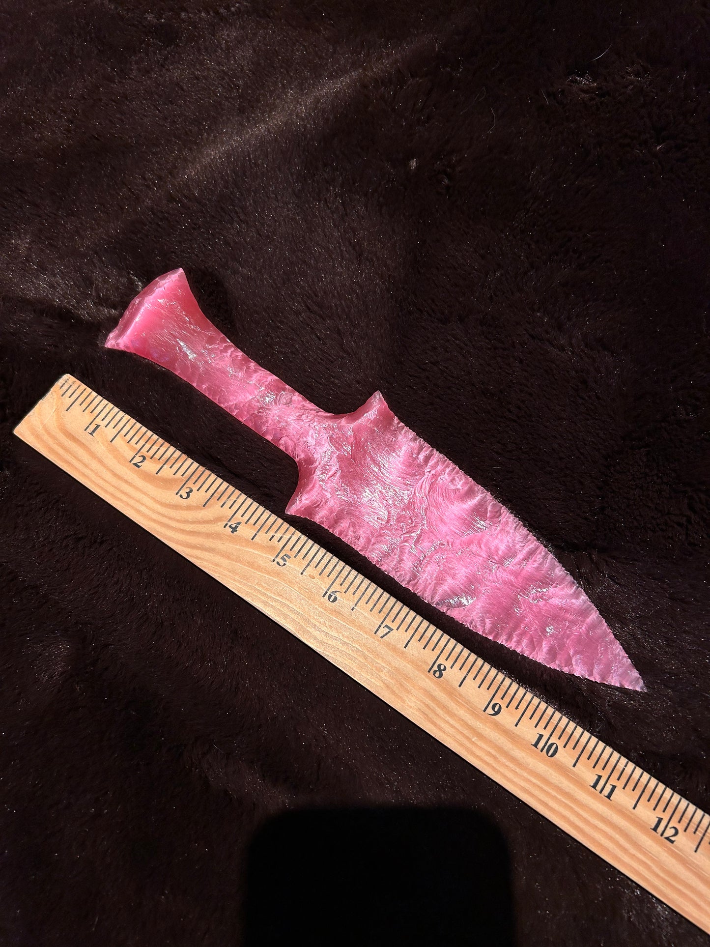 CATSEYE Pink Glass Dagger