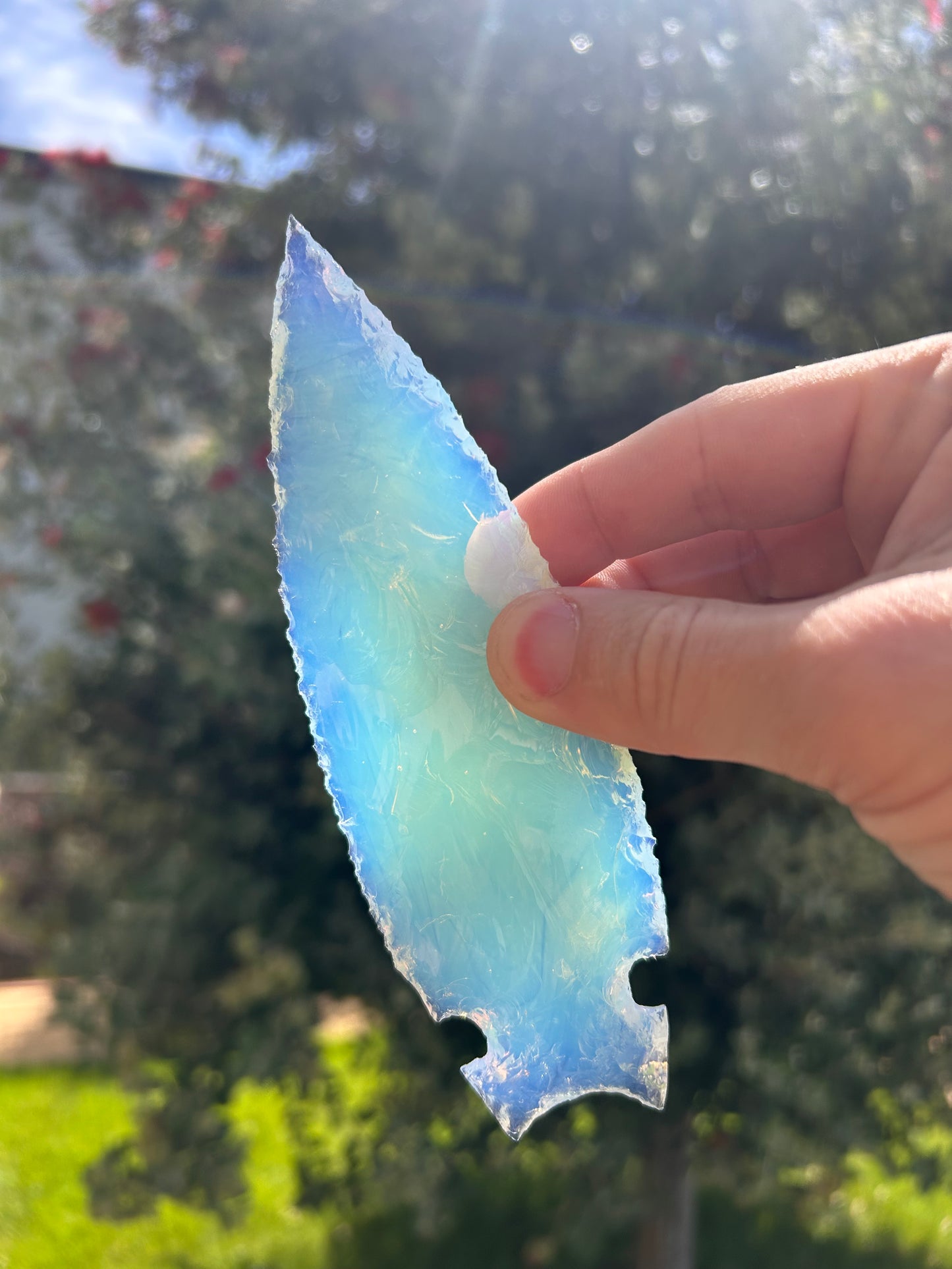 BLUE Opalite Spearhead