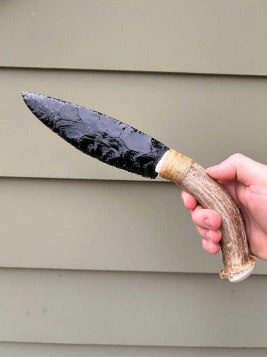 Obsidian Buck Knife