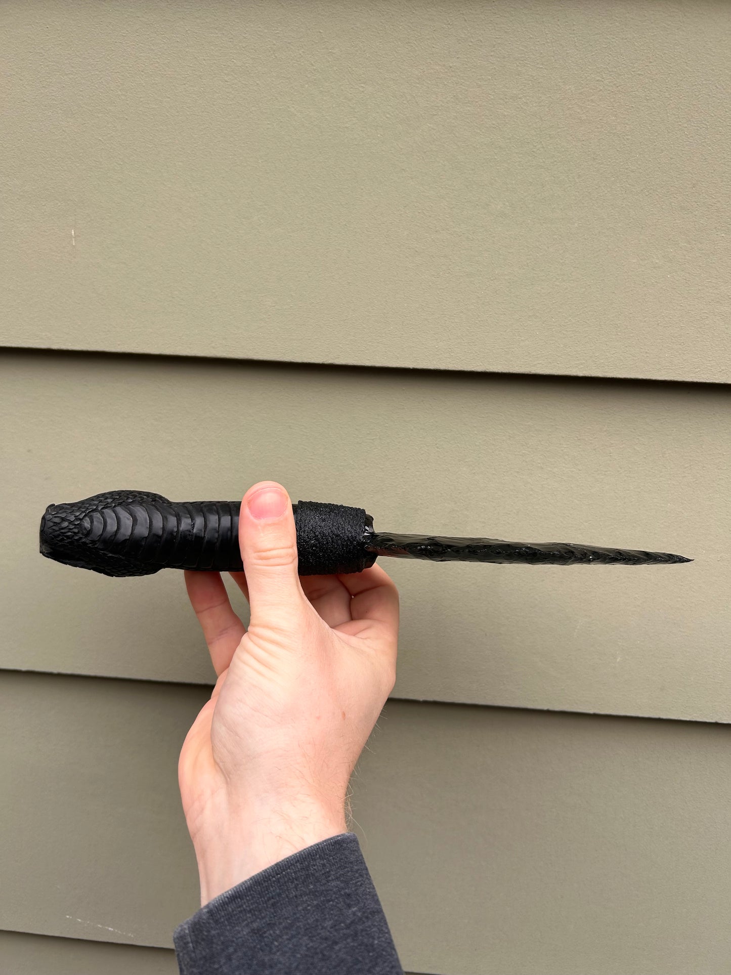 Black Obsidian Serpent knife