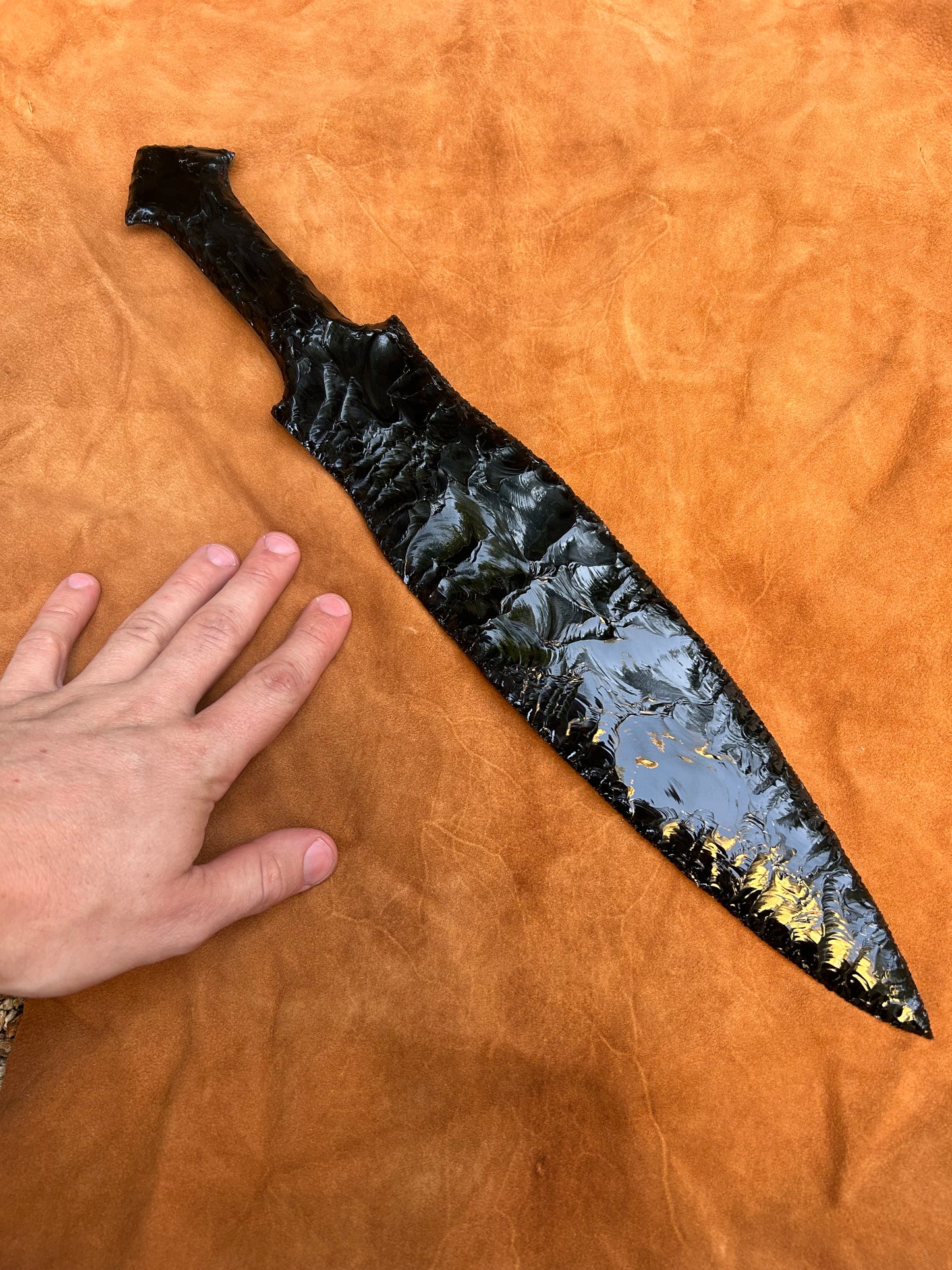 Black Obsidian Short-Sword Dagger