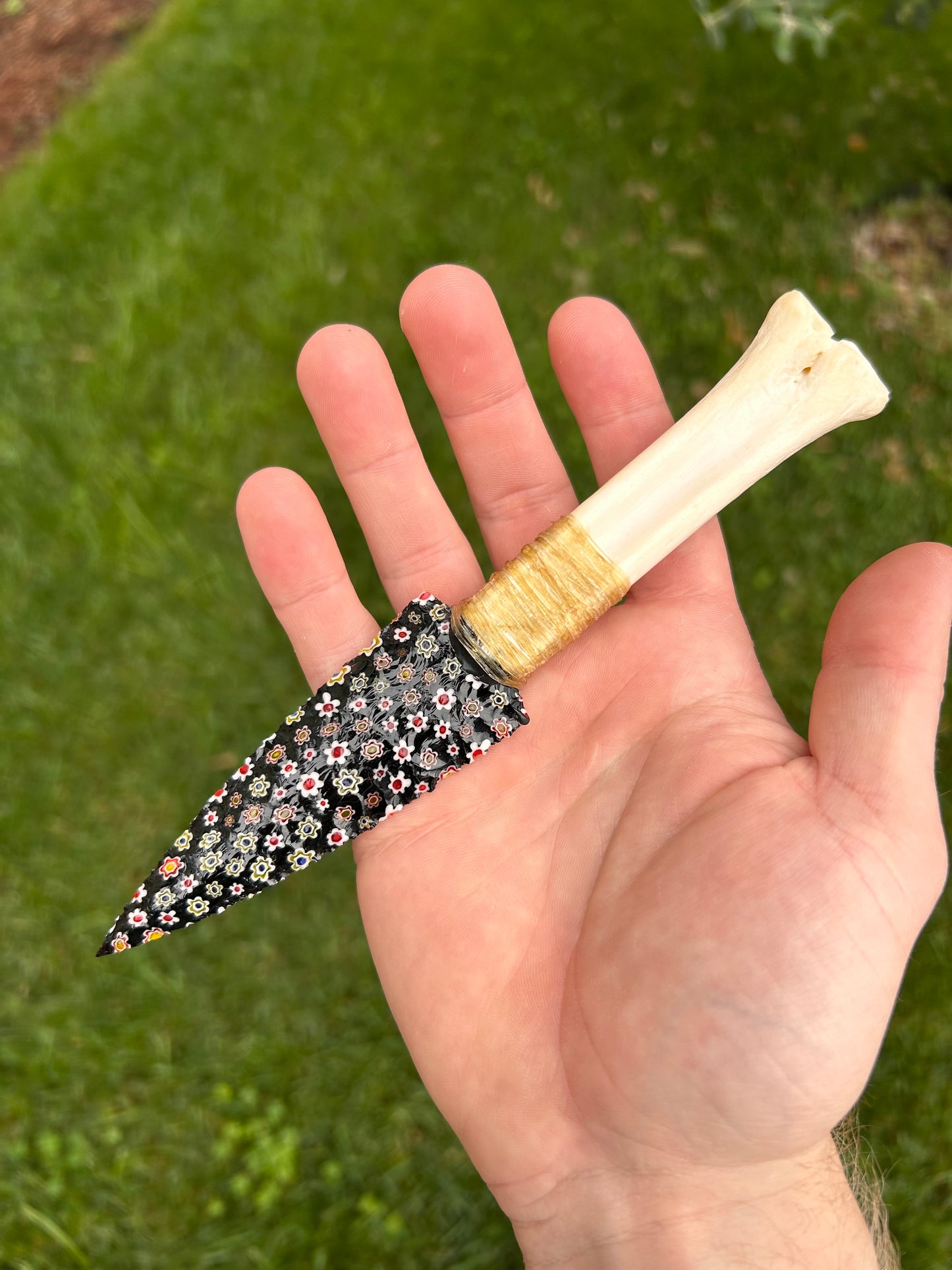 Flower Glass Dagger