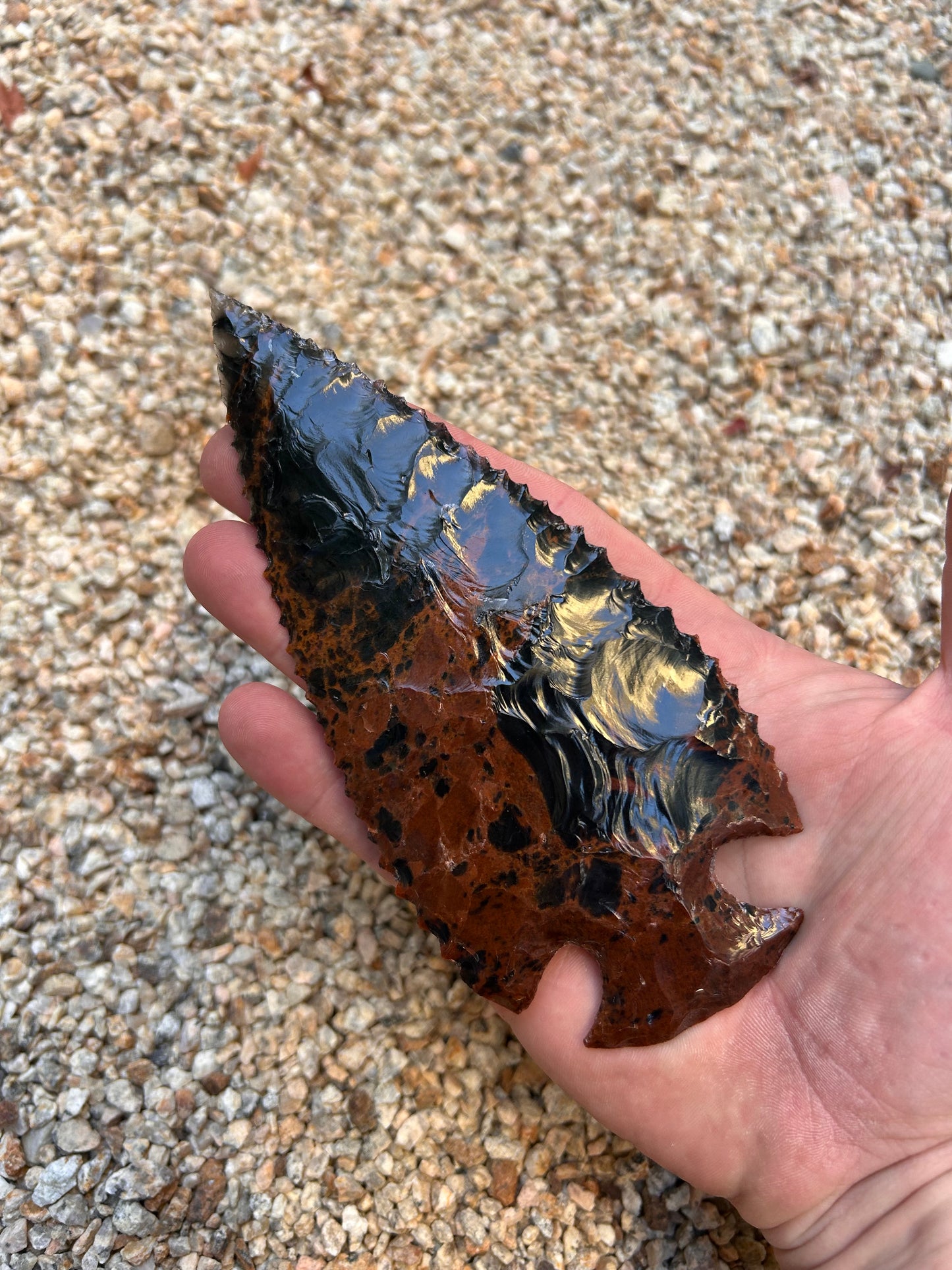 Black Tri-Flow Mahogany Spearhead