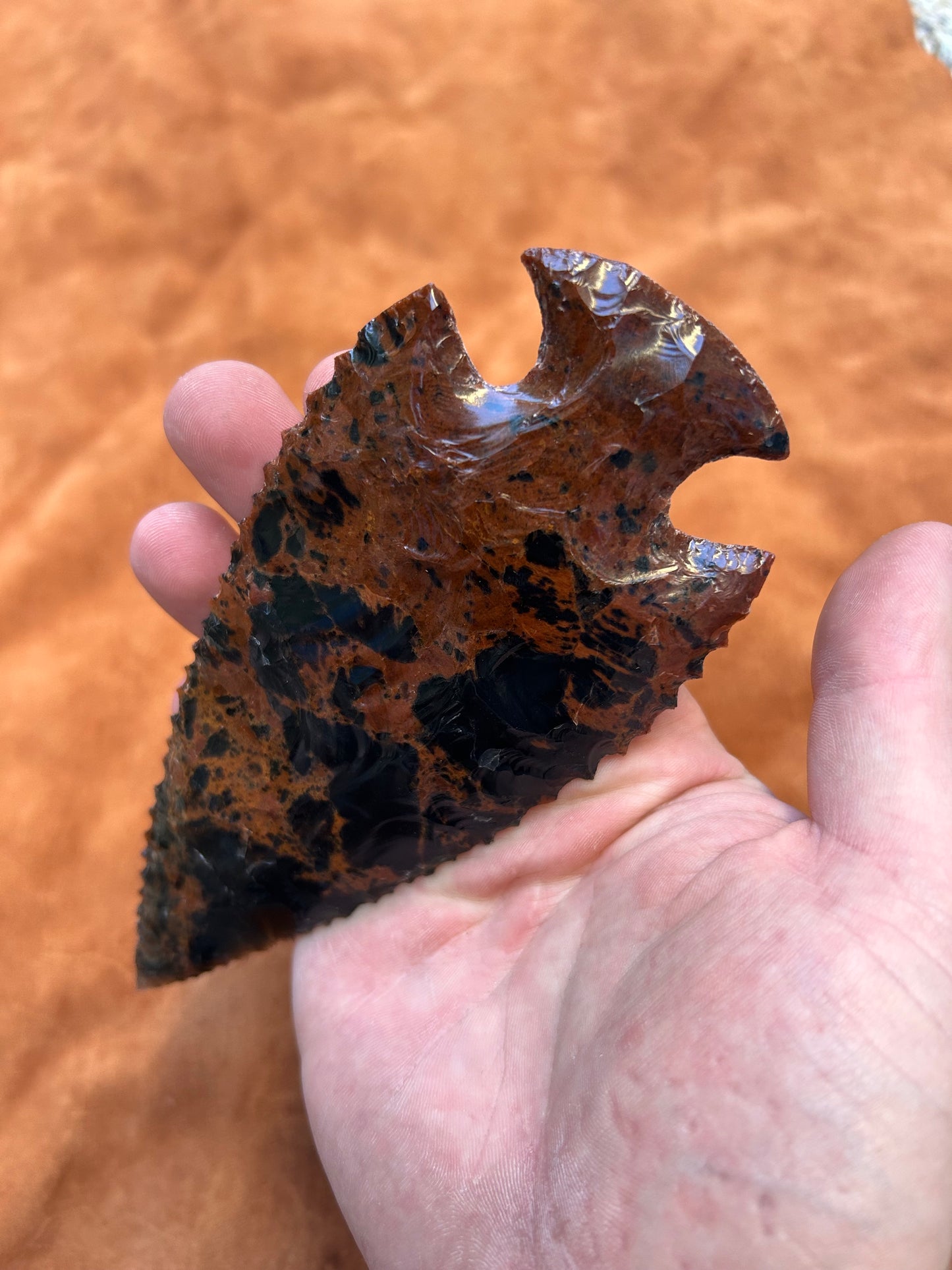 Black Tri-Flow Mahogany Spearhead