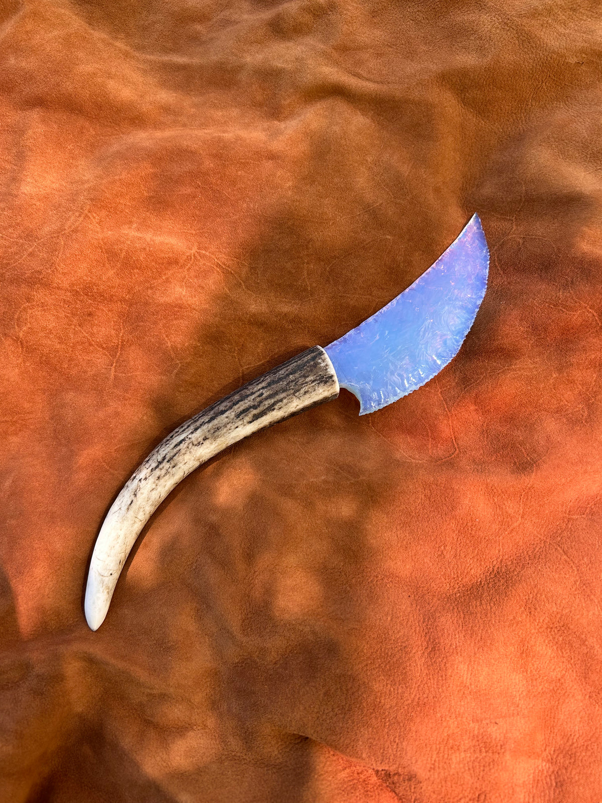 A Beautiful Blue Opalite Knife