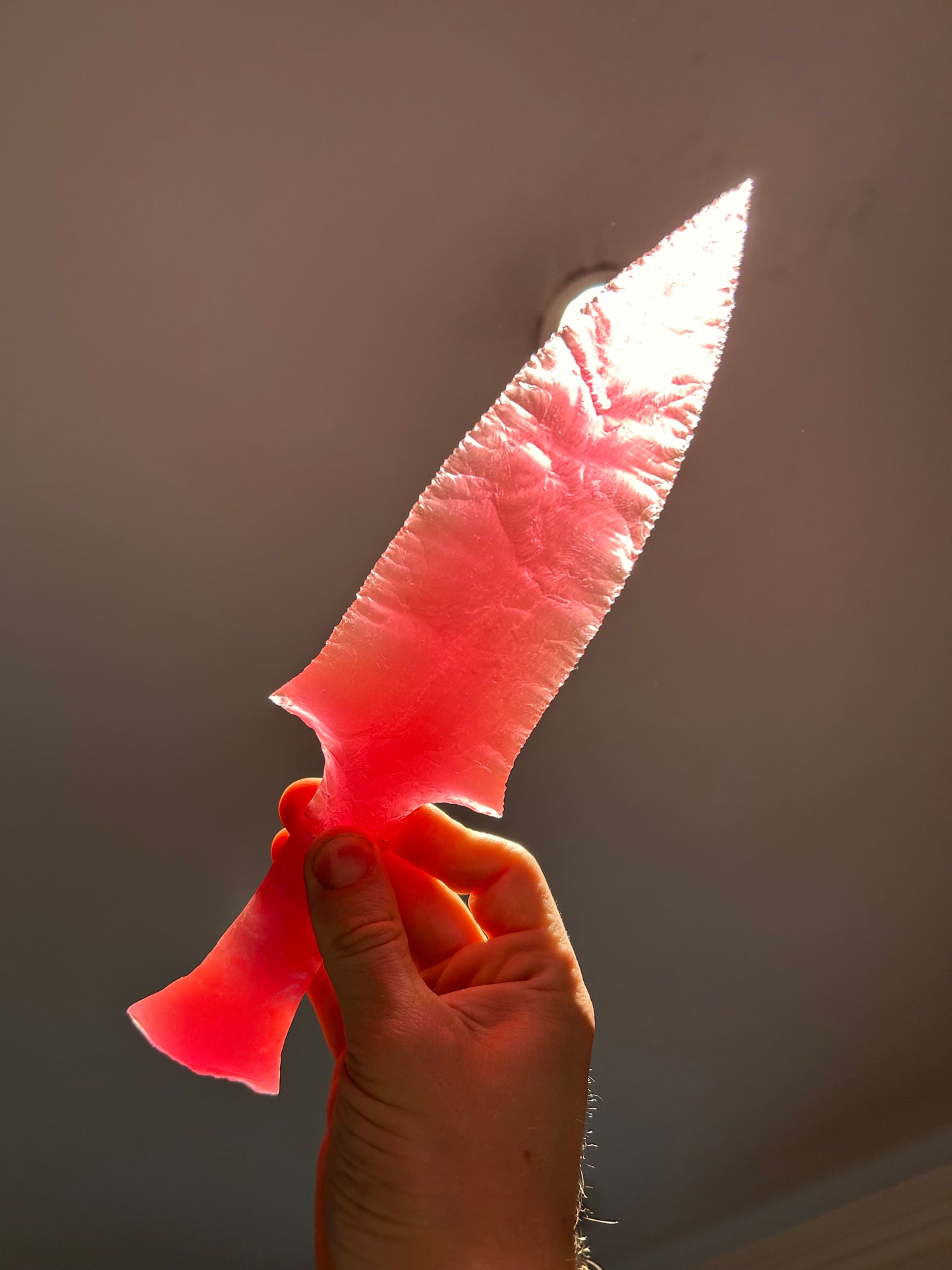 CATSEYE Pink Glass Dagger