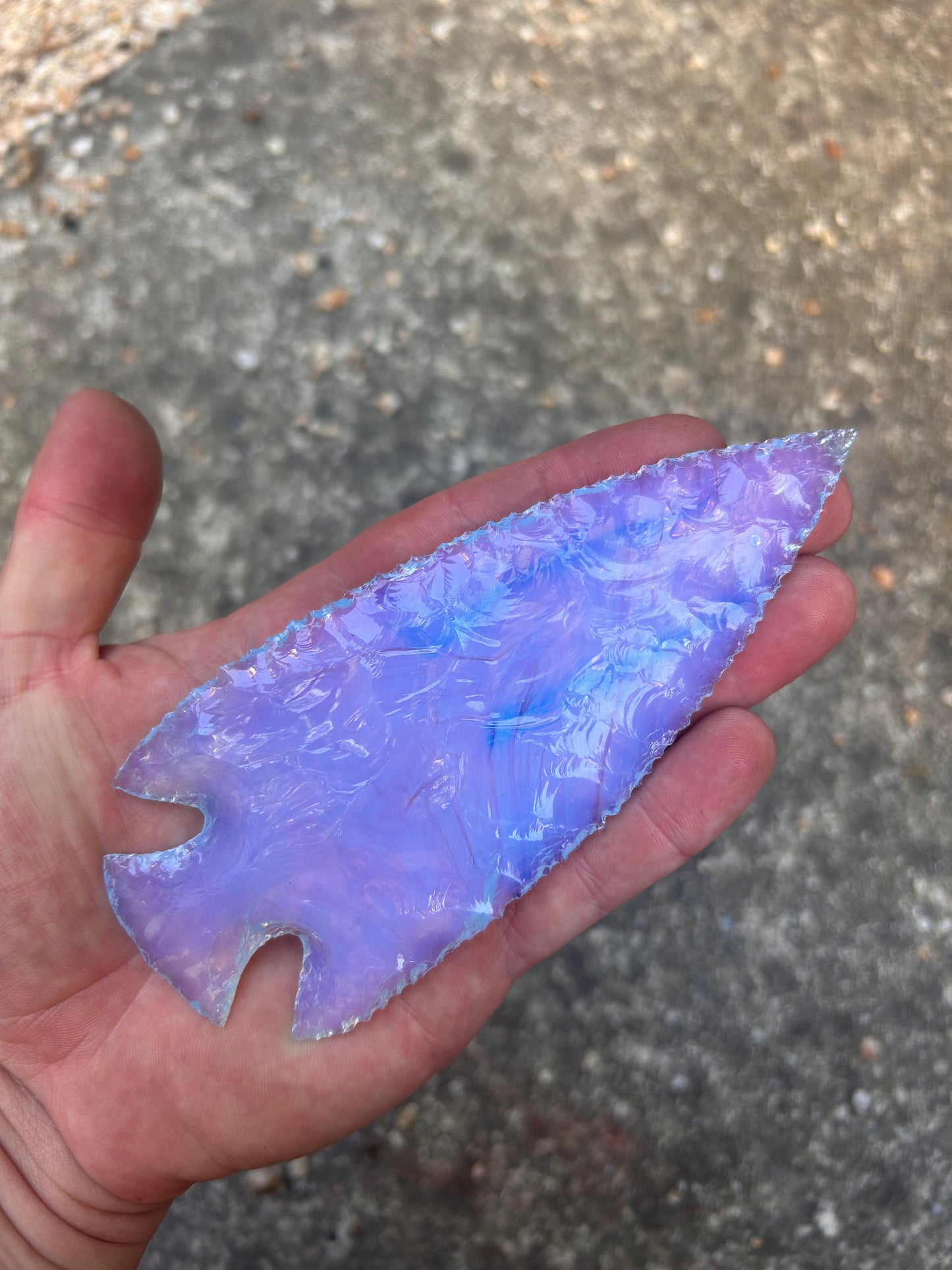 Blue Opalite Spearhead