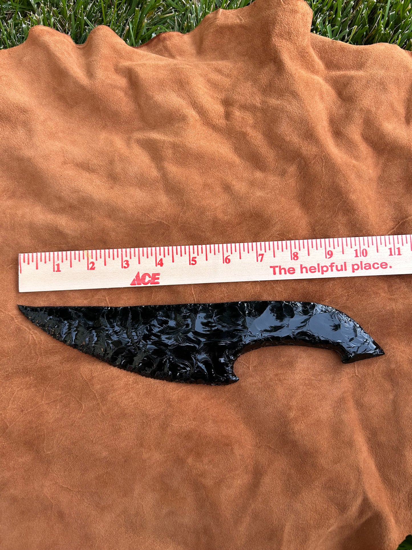 Black Obsidian Full Tang Knife