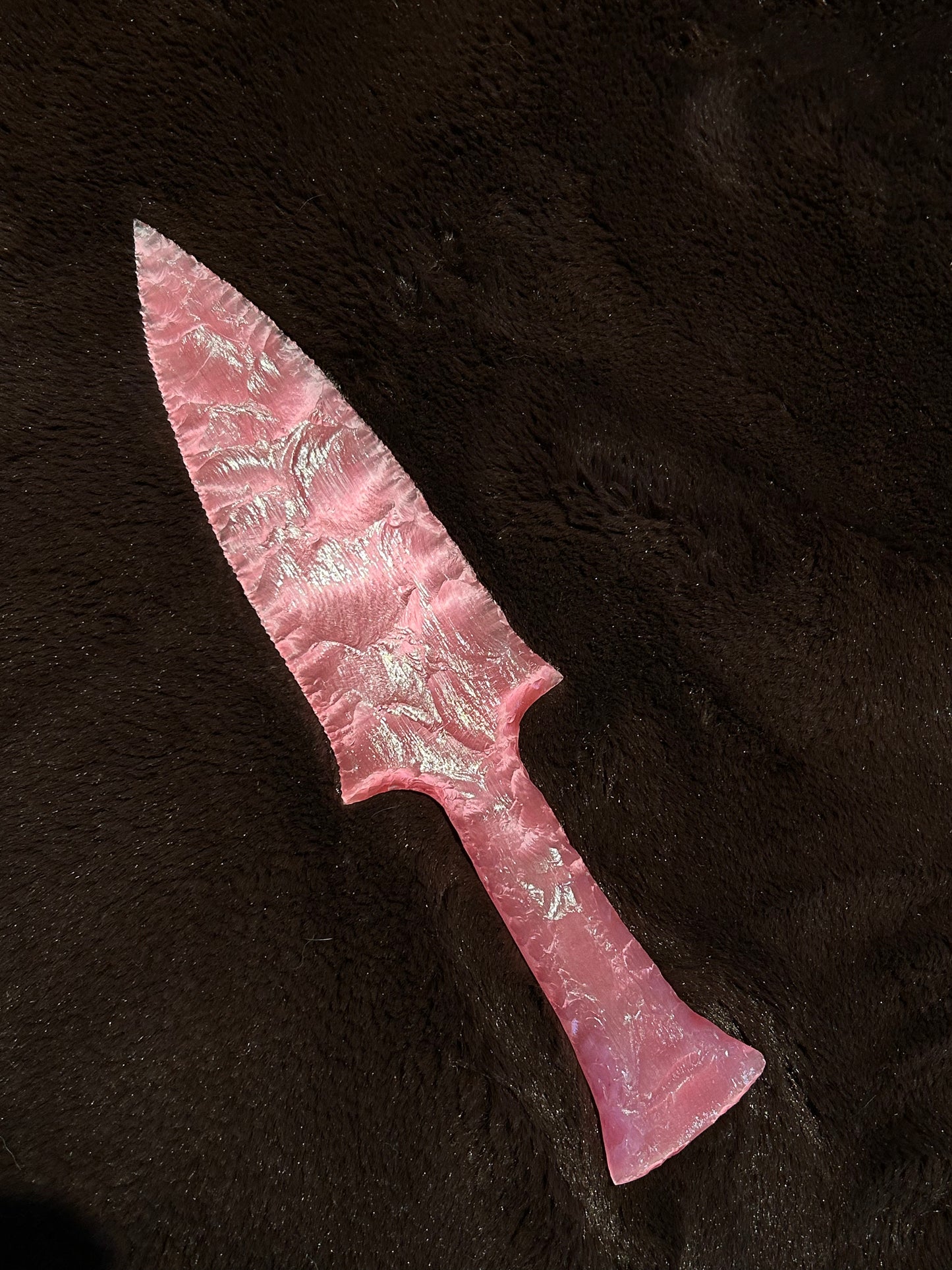CATSEYE Pink Glass Dagger