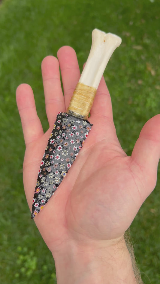 Flower Glass Dagger