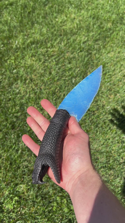 Blue Opalite Serpent Knife